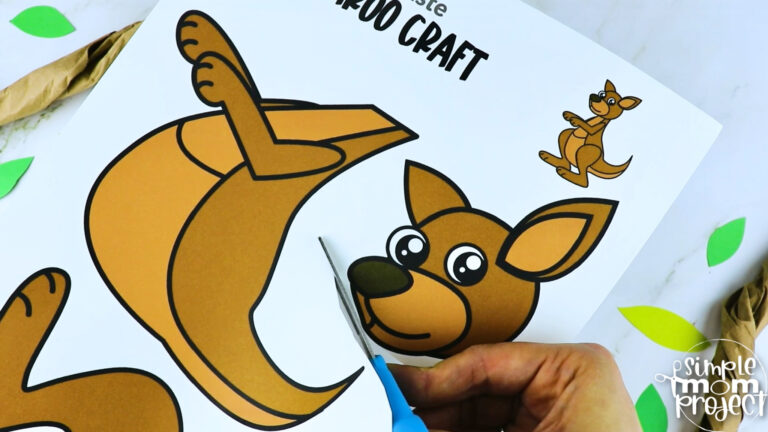 Printable Kangaroo Craft Template – Simple Mom Project