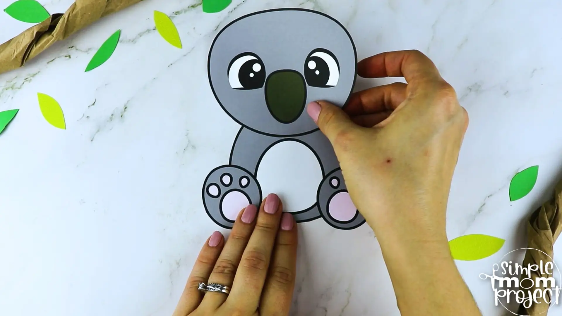 Printable Koala Craft Template Simple Mom Project Printable Koala Craft Template Simple Mom Project