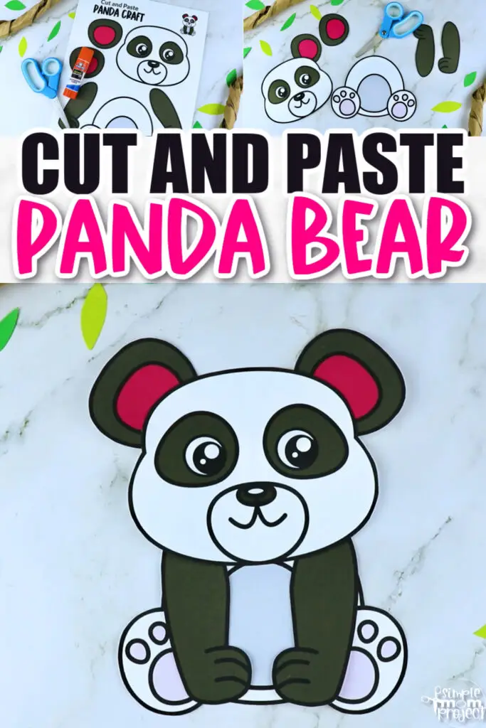 Are your kids into easy diy panda bear crafts? Then they will absolutely love this printable cut out panda bear template! With the step by step tutorial, you can glue this panda bear craft together in no time. Kids of all ages will love making it! Click and download the printable panda bear template now!