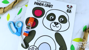 Printable Panda Bear Craft Template – Simple Mom Project