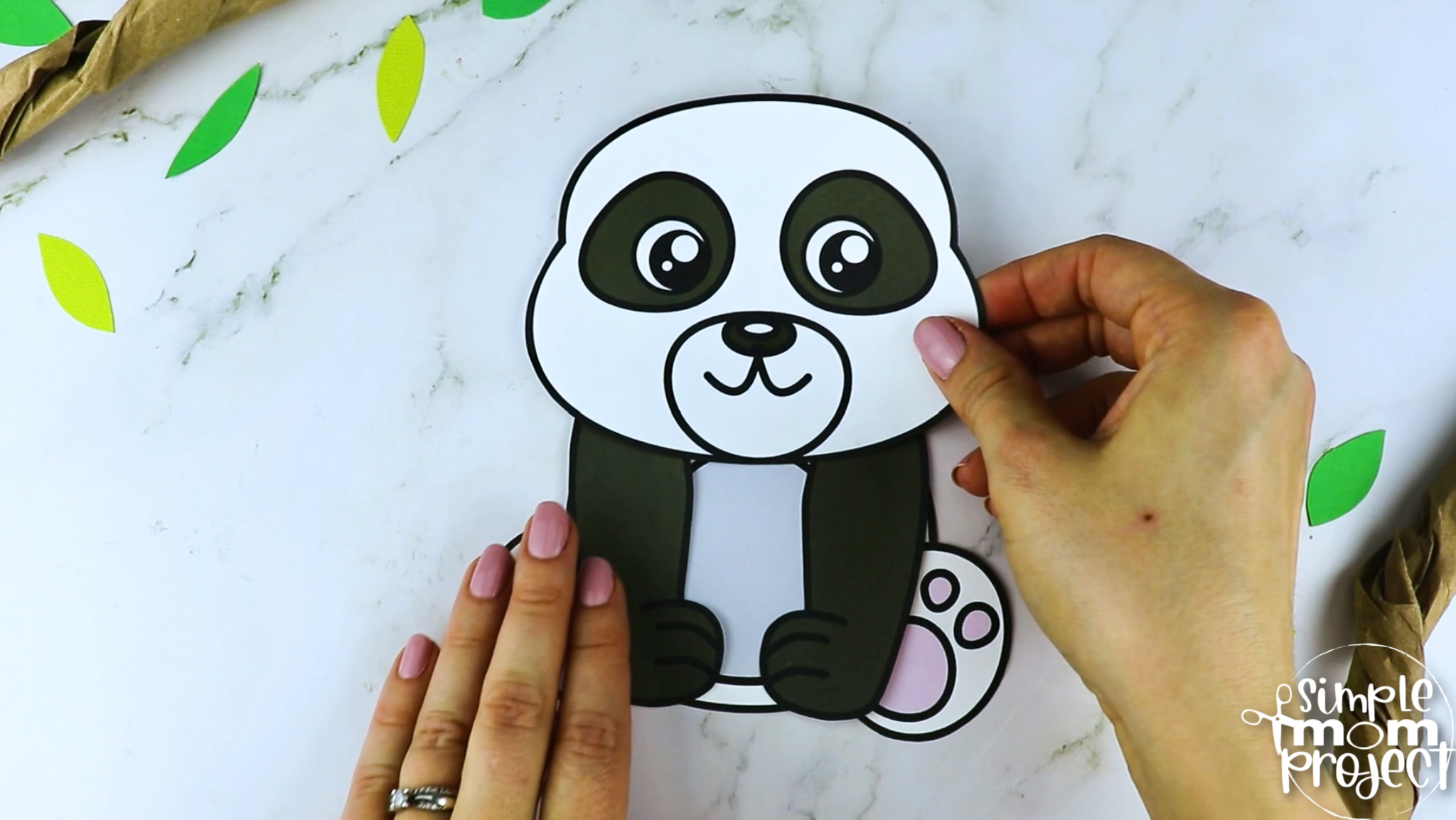 how to draw a cute panda bear