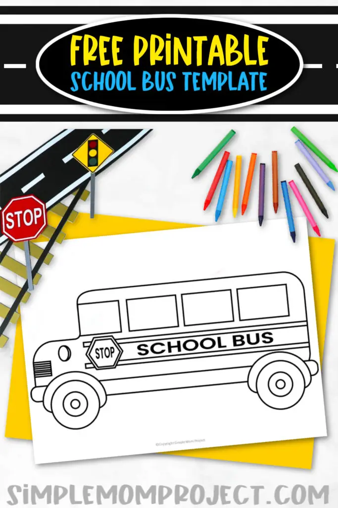 Are you looking for a simple and fun activity for your toddler, preschool and kindergarten kids? Get this simple black and white printable school bus template to keep your little ones occupied for hours. This blank printable school bus template is great for teaching the letter B or different types of vehicles. Grab your own school bus template today!