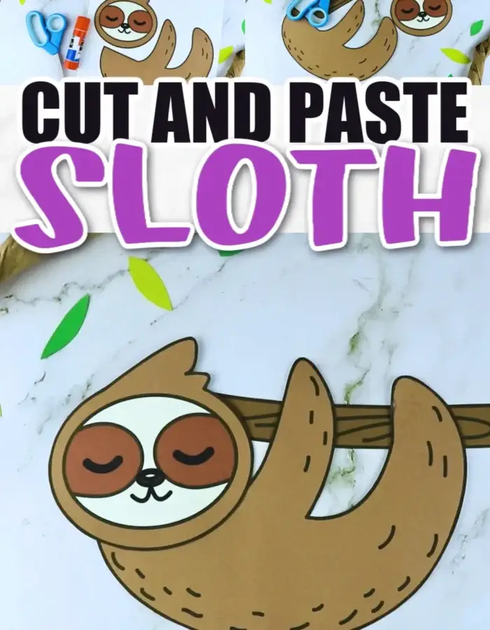 This easy and simple sloth craft is the perfect addition to any letter S activity you are doing with your toddler, preschooler and kindergarten. Click to download and print the sloth printable template and glue onto recycled materials like paper plates, cardboards, construction papers or even paper bags. Get your diy printable sloth craft template today! Your kids will love it!