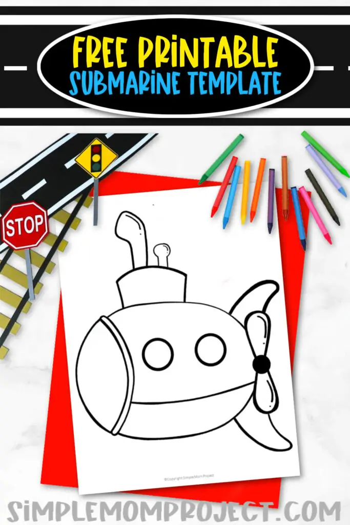 Looking for a fun activity that will teach your kids different modes of water transport? This blank printable submarine template is the perfect tool to include in your lesson plan! It’s a black and white submarine drawing that will enhance your preschooler’s coloring skills. Turn this simple submarine template into a cool paper toy craft that kids can play with for hours. Grab your crafting materials and download this submarine template now!