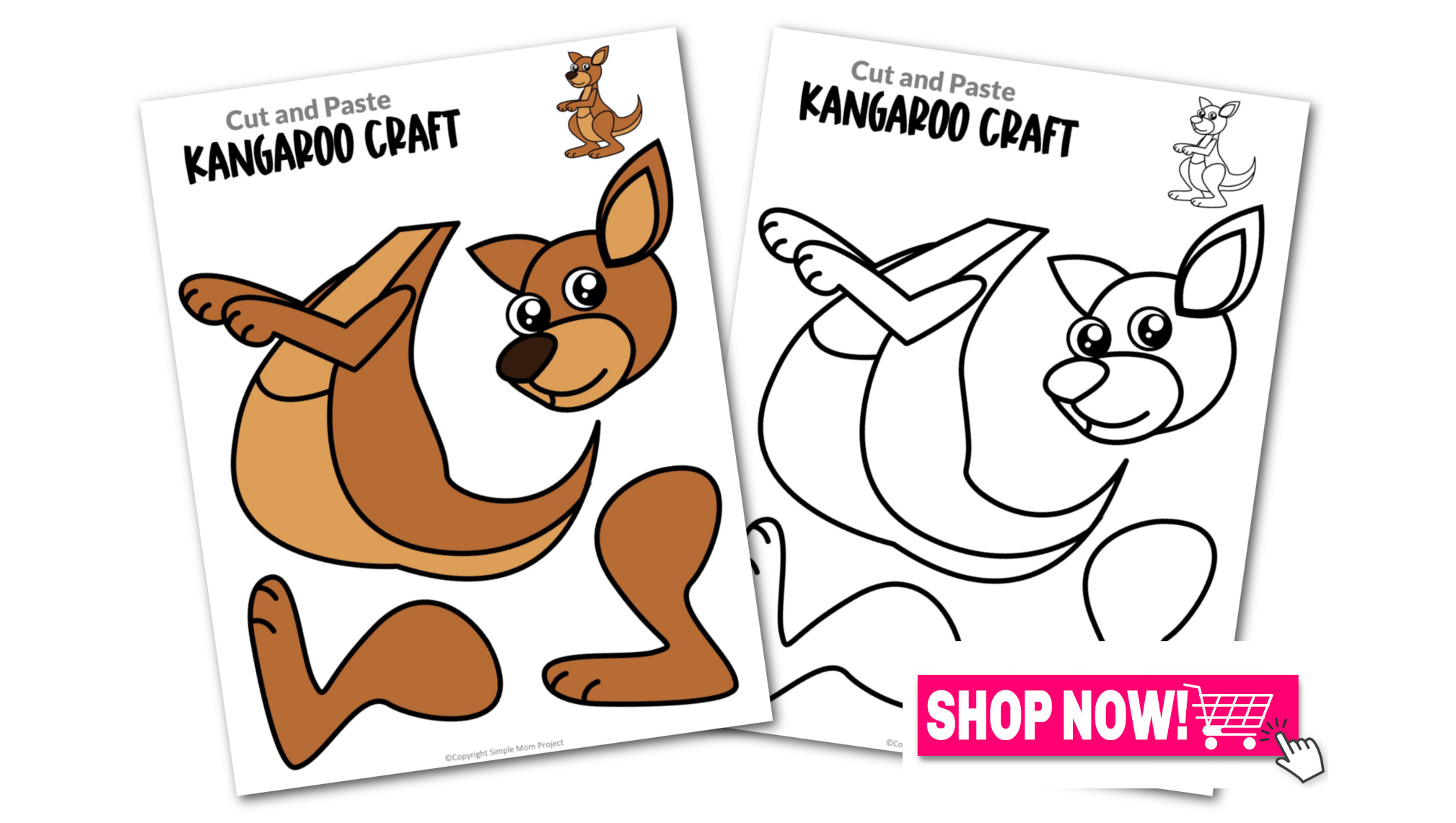 k is for kangaroo craft