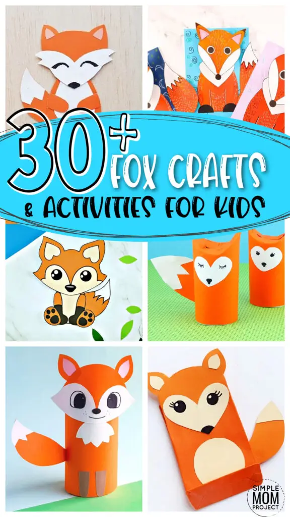 Fox Craft and Fox Activites for Kids preschoolers toddlers kindergartners 1