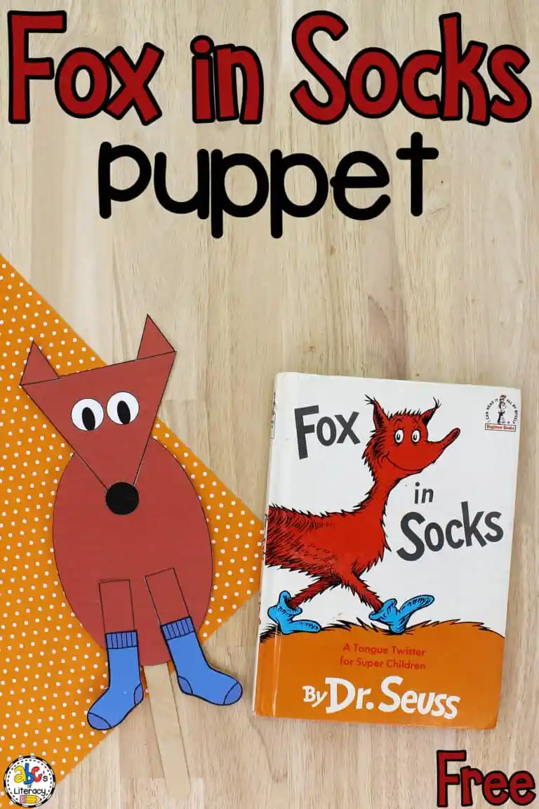 Printable Fox In Socks Craft