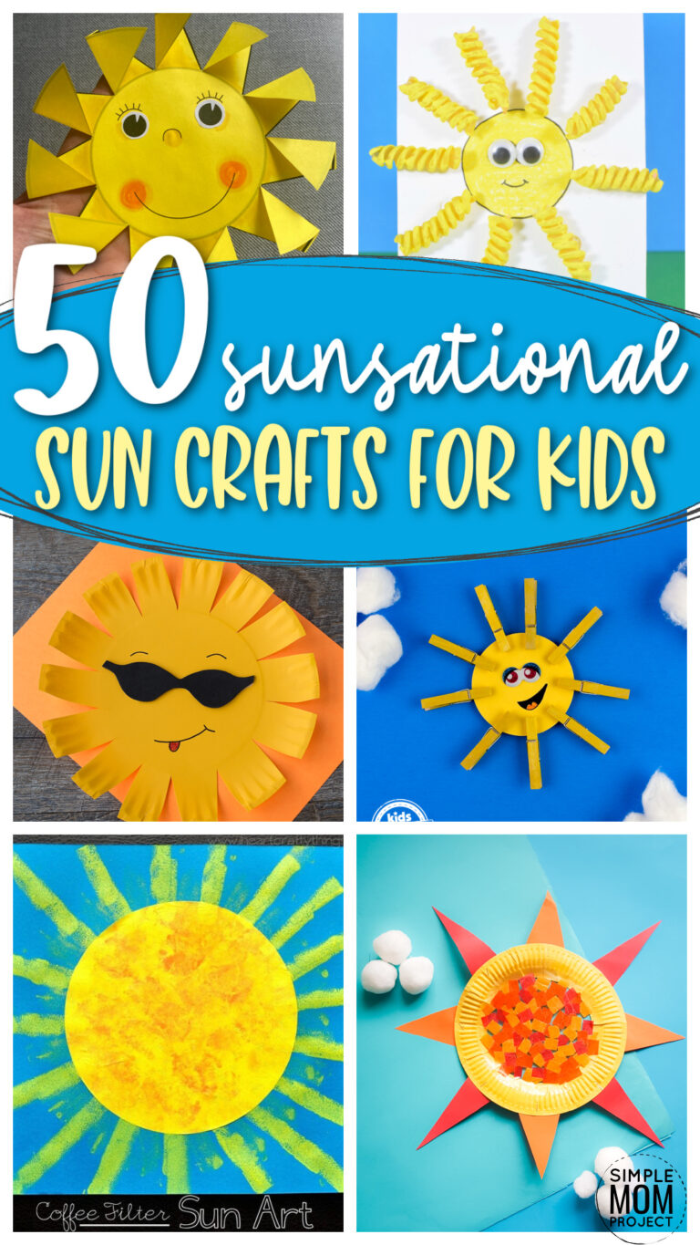 50 Summer Sun Fun Crafts and Activities for Kids – Simple Mom Project