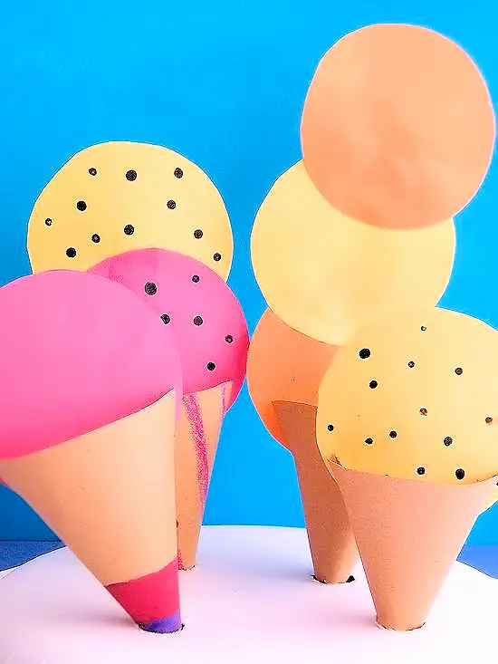 Fun and Cool Ice Cream Craft for Kids, preschoolers, toddlers, kindergartners, elementary