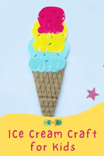 Cool Craft: Tissue Paper Ice Cream Cones