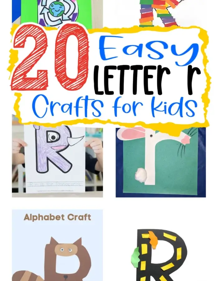 Learning the letter R has never been easier thanks to our printable template and fun crafts and activities! Not only can you do arts and crafts with these activities, but you can also learn about uppercase and lowercase letter R as well as phonic sound. You are welcome to use our templates for classroom décor, coloring, and more. Go ahead and download, print, and share it with everyone to enjoy a week full of activities centered around the letter R!