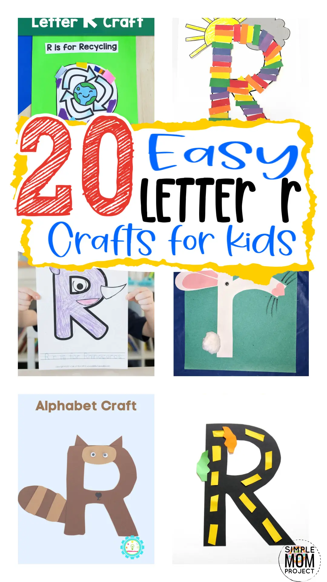 Learning the letter R has never been easier thanks to our printable template and fun crafts and activities! Not only can you do arts and crafts with these activities, but you can also learn about uppercase and lowercase letter R as well as phonic sound. You are welcome to use our templates for classroom décor, coloring, and more. Go ahead and download, print, and share it with everyone to enjoy a week full of activities centered around the letter R!