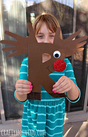 R is for reindeer letter r craft activity for kids preschoolers toddlers kindergarten elementary