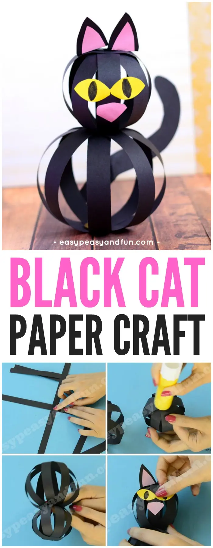 Cat Craft and Activities easy crafts for kids in a fun way for those that have a love of little cats some even black cat crafts 003