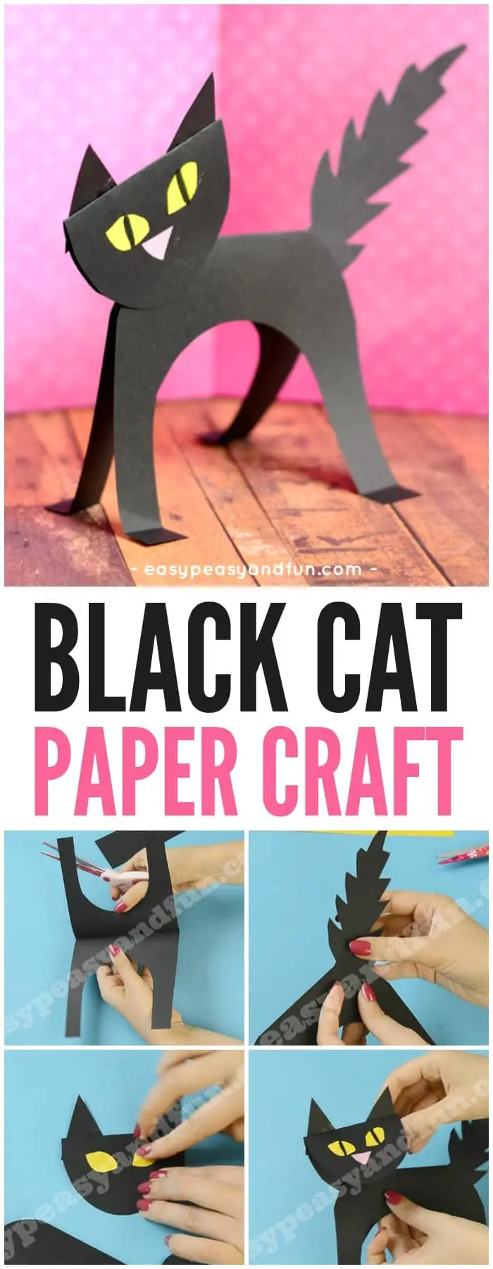 Cat Craft and Activities easy crafts for kids in a fun way for those that have a love of little cats some even black cat crafts 002