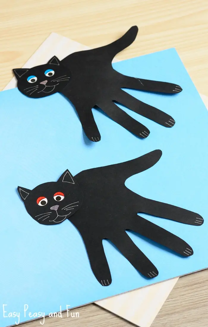 Cat Craft and Activities easy crafts for kids in a fun way for those that have a love of little cats some even black cat crafts 25