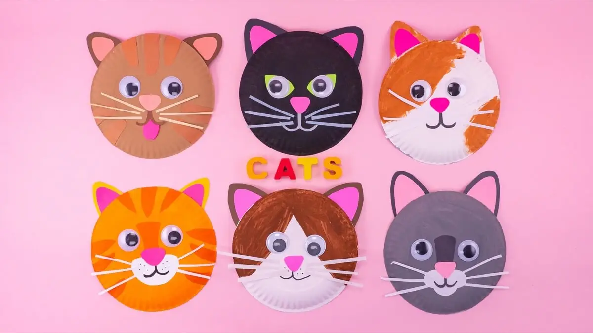 Cat Craft and Activities easy crafts for kids in a fun way for those that have a love of little cats some even black cat crafts 4