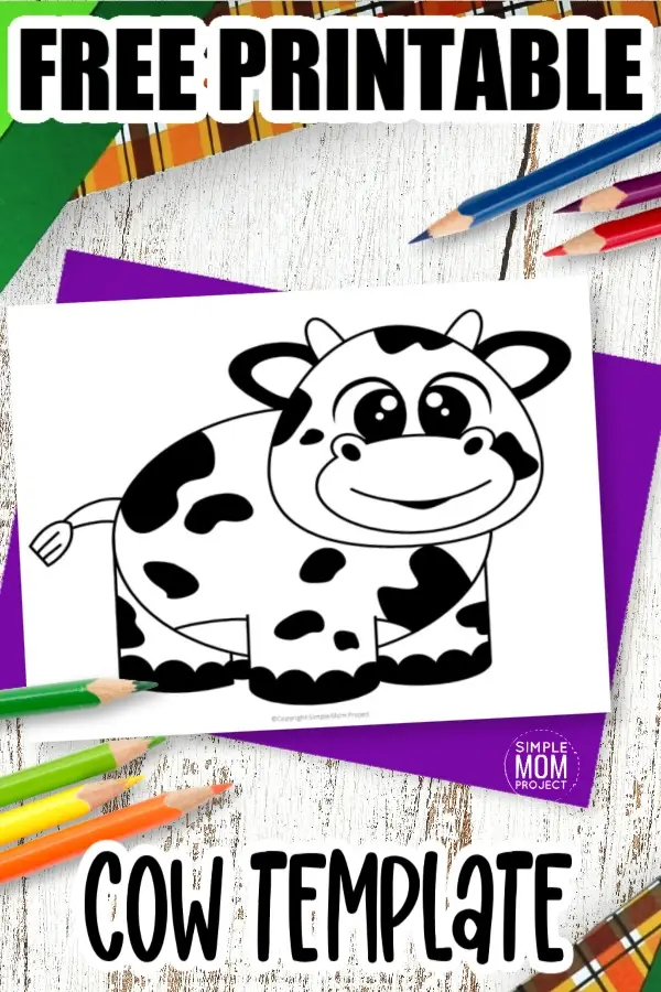 Cute Cow Crafts and cow Activity to build fine motor skills farm crafts farm theme kindergartner, kids, elementary, toddler 2