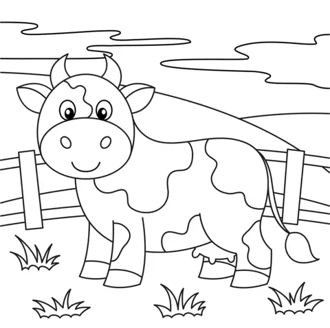 Cute Cow Crafts and cow Activity to build fine motor skills farm crafts farm theme kindergartner, kids, elementary, toddler 48