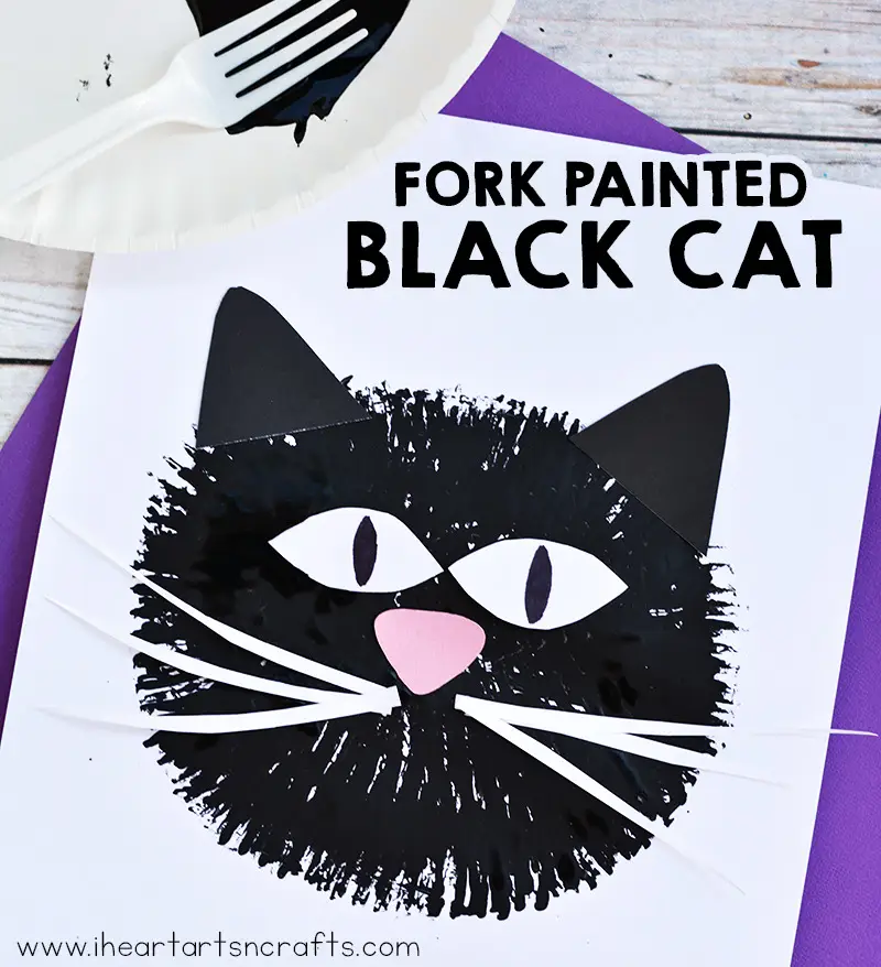 Cat Craft and Activities easy crafts for kids in a fun way for those that have a love of little cats some even black cat crafts 001