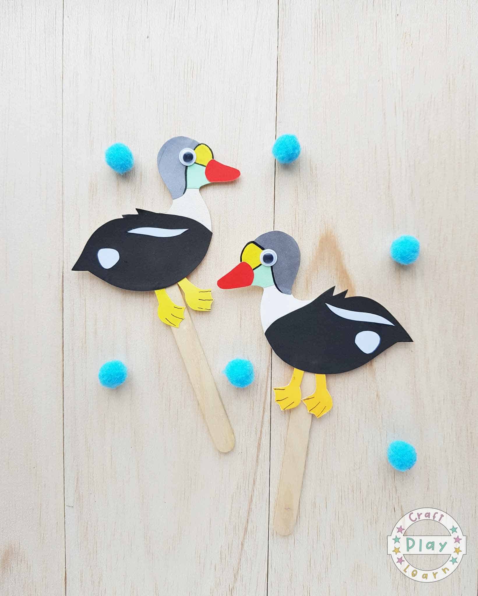 Paper Plate Duck Craft Idea