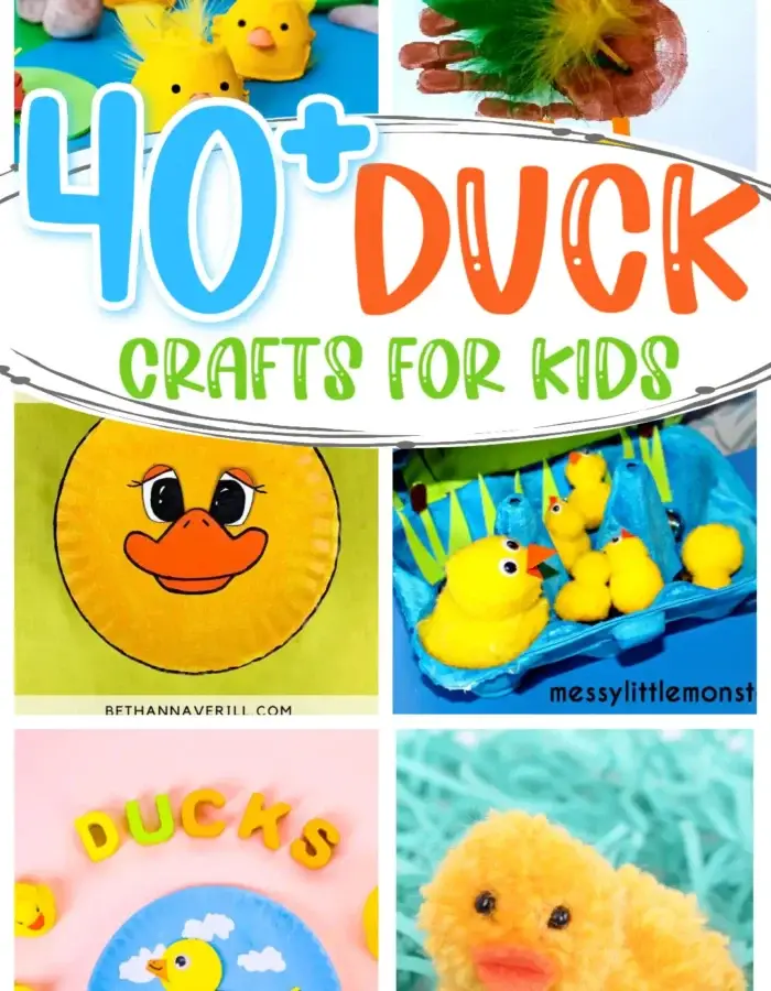 Fun little duck crafts for little kids are a great way from paper plate duck crafts, letter d duck crafts, duck templates, food print duck crafts 49
