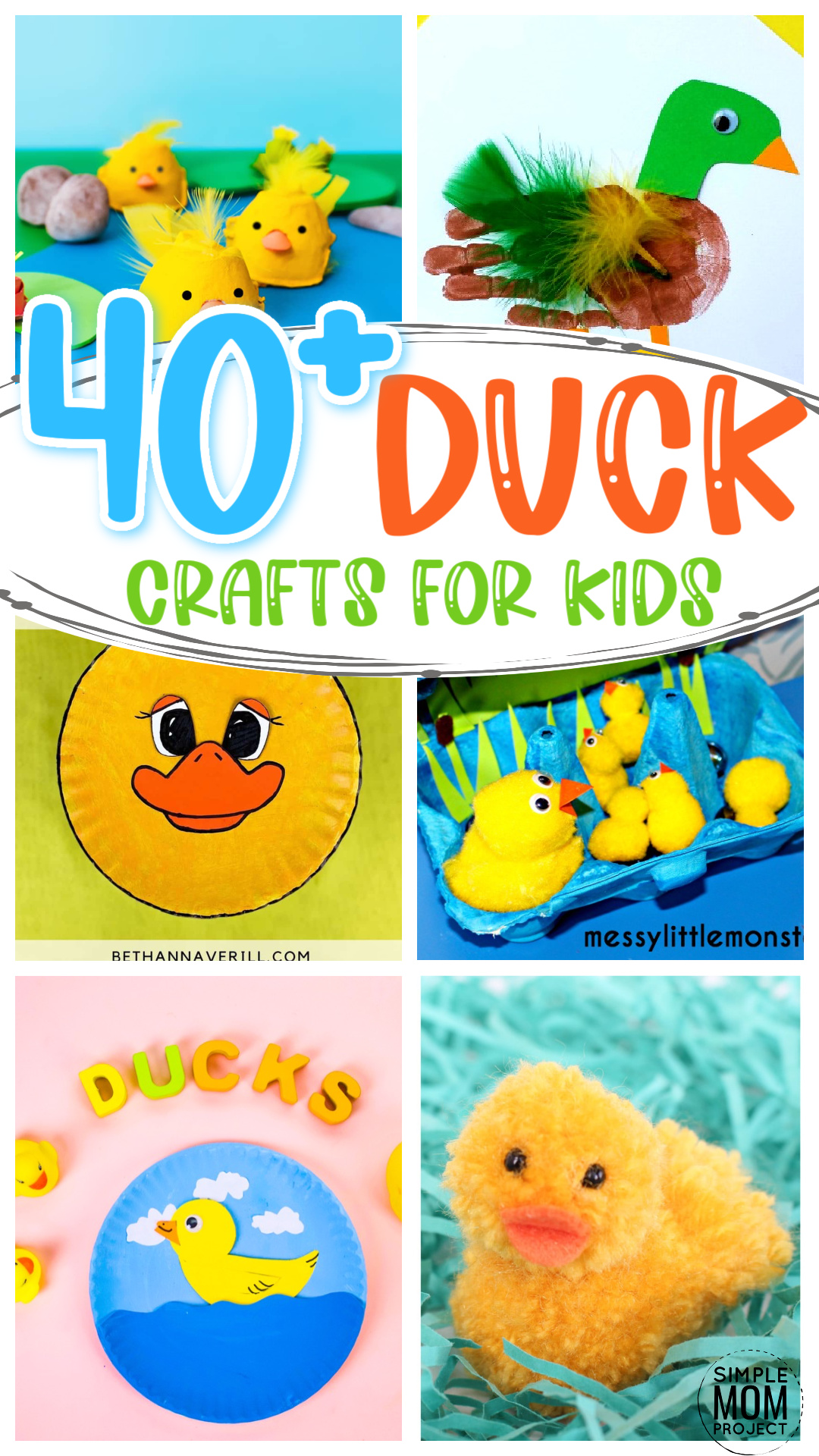 Crafts for kids - A paper duck