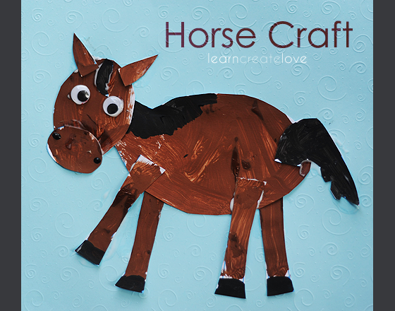 Horse crafts are a great and fun activity for horse camp and good paper horse crafts for children, kids, toddler, elementary, preschooler 10