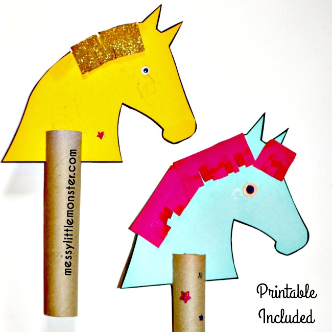 Horse crafts are a great and fun activity for horse camp and good paper horse crafts for children, kids, toddler, elementary, preschooler 8
