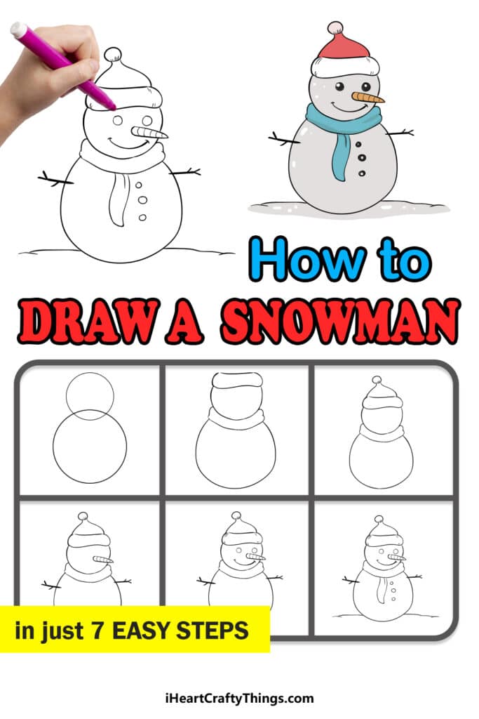 50+ Printable Snowman Craft with Free Templates for Kids – Simple Mom ...