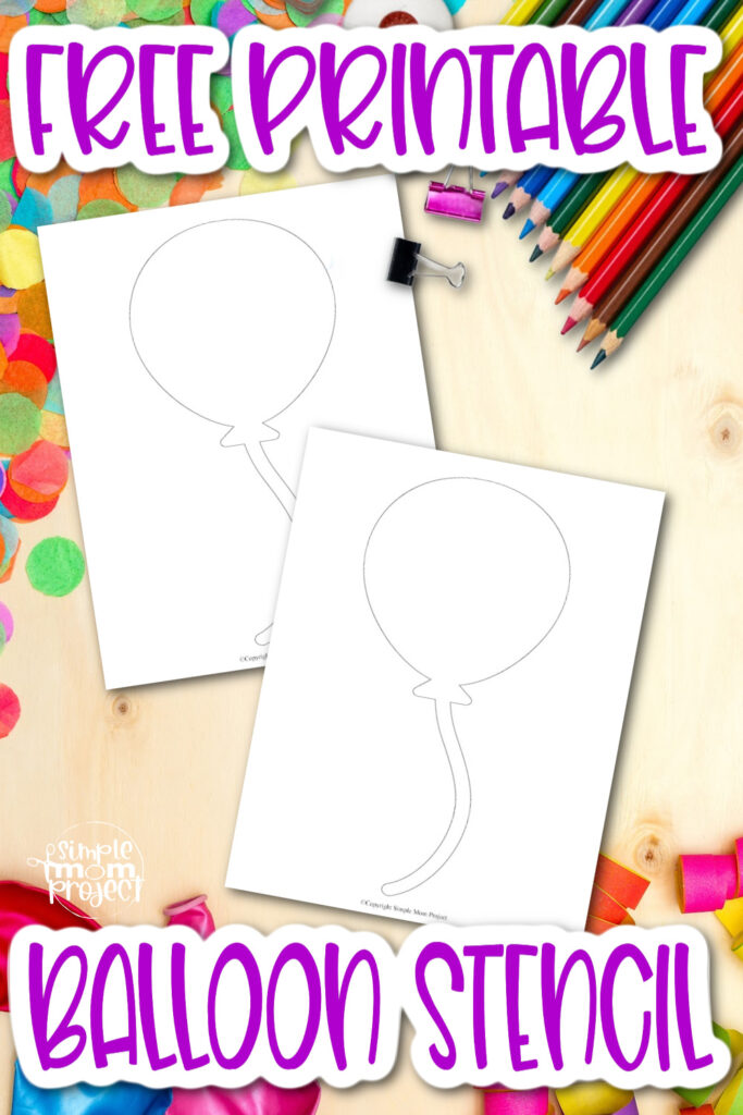 Hold onto your balloon strings, people! This printable balloon stencil coloring template is set to rock the world of children's creativity. Give your balloons backstage access to the most spectacular art display of all time. Balloons and stencils are collaborating like the dynamic combo of creativity. Download, print, and buckle up because we're about to enter a world where balloons are both gullible and inflatable. It's a balloon party, and everyone is welcome!