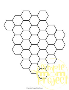 Free Printable Honeycomb Template and Pattern – Simple Mom Project