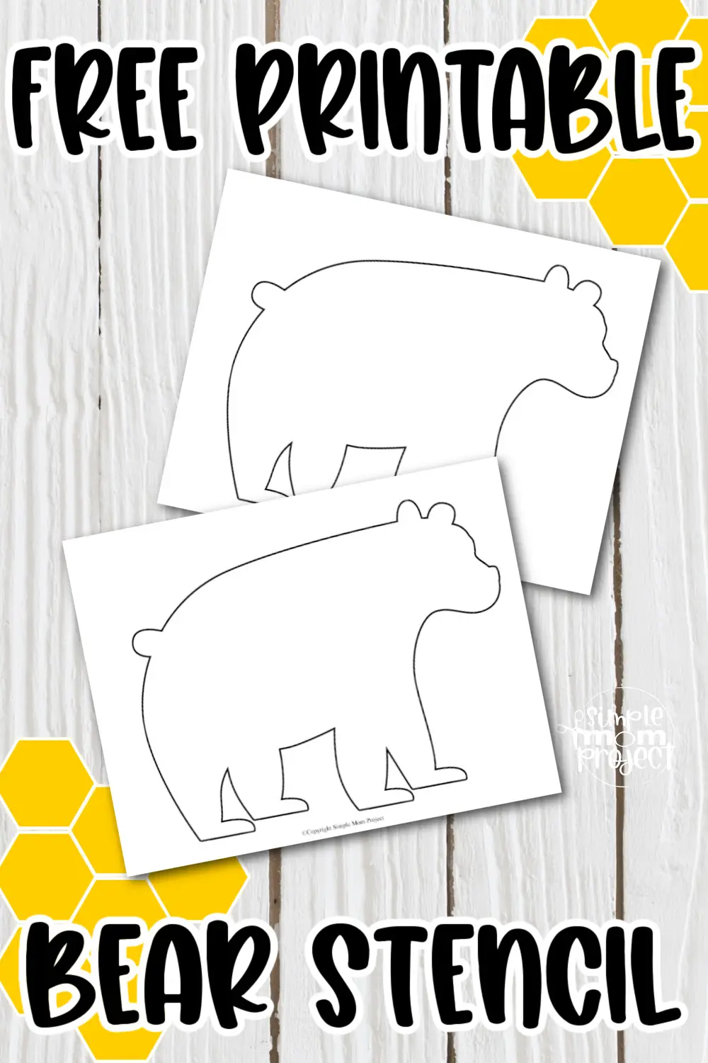 Use this free printable bear stencil template to unleash your inner artist! Improve your DIY game by incorporating bear cuteness into everything from crafts to animal stencils! This bear stencil will let you become the Picasso of the wildness of forest animals. Download, print, and get ready to have some bear fun!