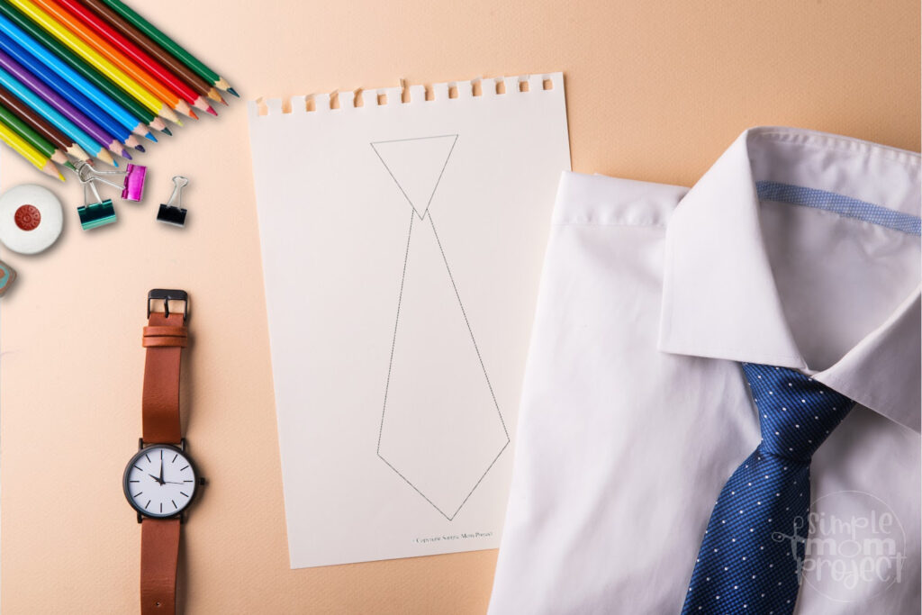 Free Printable Tie Stencil Pattern - Printable Tie Template Stencil 1024x683 