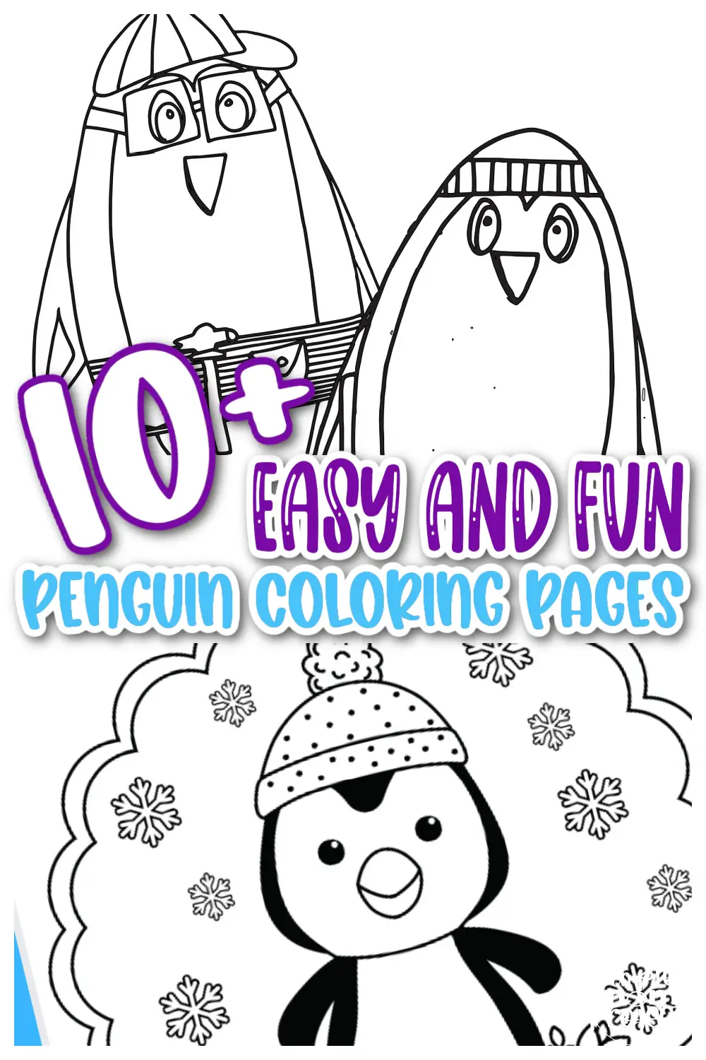 Your kids will love coloring these adorable penguins, so be ready for some major cuteness overload. Prepare to have hours of fun as black and white come to life with a burst of all the brightest colors. These printable coloring pages of penguins are a great way to spread the love of coloring! Grab your crayons and enjoy!