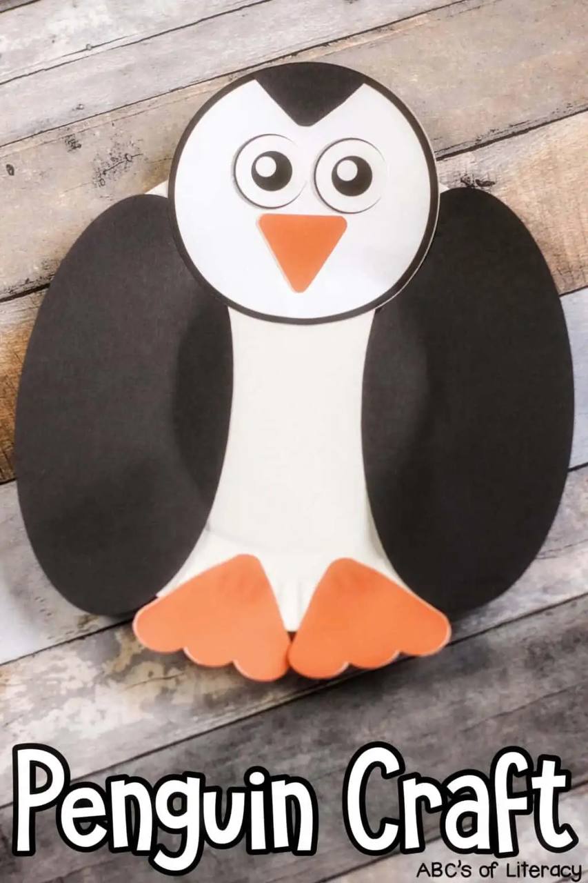 paper plate penguin craft for kids