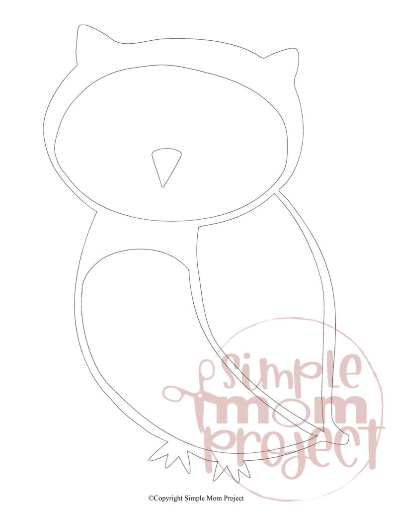 Free Printable Owl Stencil Coloring Templates Simple Mom Project Free Printable Owl Stencil Coloring Templates Simple Mom Project