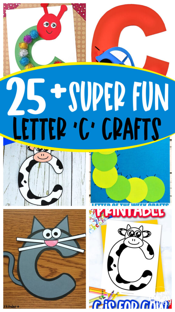 Are you wondering how to introduce the letter C to your preschooler in a creative and engaging way? We created these 25+ letter C crafts and activities especially for you! Every craft project is not only entertaining, but it also fosters creativity and improves fine motor skills. These activities are compiled to ensure that your children have fun while learning the letter C! This week, discover all the fun that the letter C has to offer!