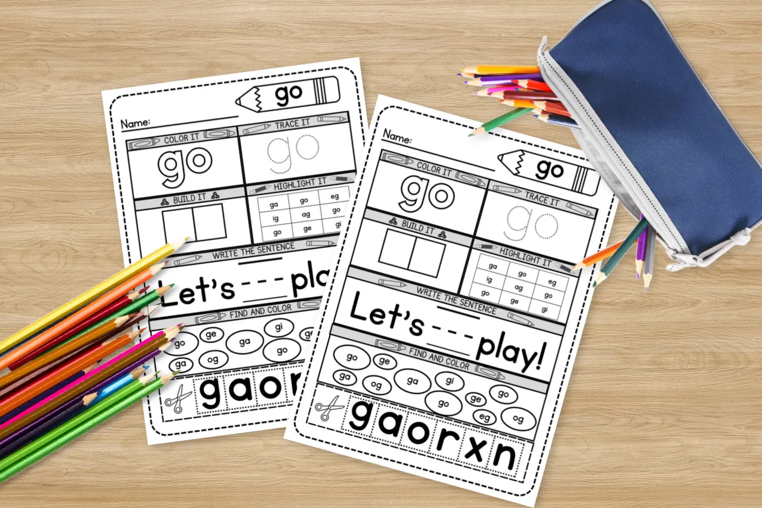 go sight word for preschoolers, kindergarteners, toddlers and kids of all ages