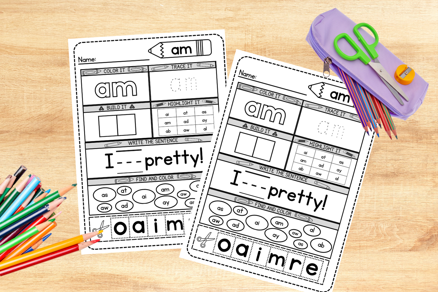 Am sight word for preschoolers, kindergarteners, toddlers and kids of all ages