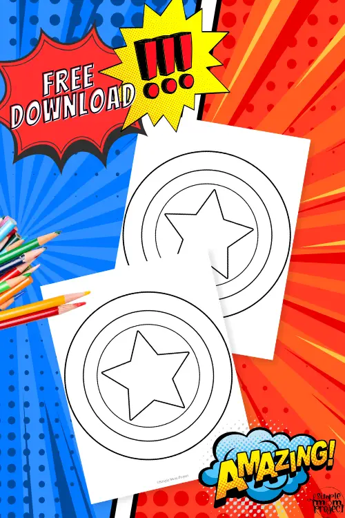 Are you ready to release your inner superhero? Get started with this free printable Captain America shield coloring page! This shield is your canvas, so you can go for the traditional red, white, and blue look or go for something a little more unique. Will your shield be battle-ready, or simply too cool to keep hidden? Perfect for children, adults, and anybody who has ever wanted to save the day, one crayon stroke at a time!