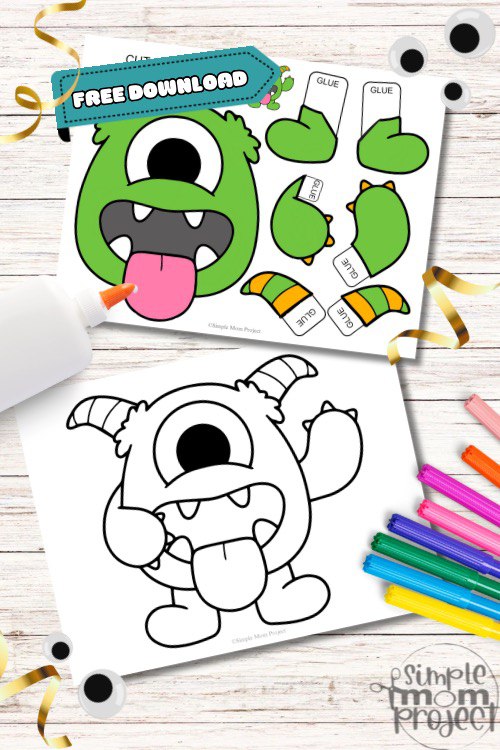 Why settle for boring crafts when you can let your kids make their own cute, colorful monsters with our free printable build-a-monster craft template? Our monster templates, both colored and black and white, are perfect boredom-busters! This craft is wonderful for kids of all ages and transforms rainy days, classroom projects, and playdates into monstrously fantastic experiences. Get your templates right away!