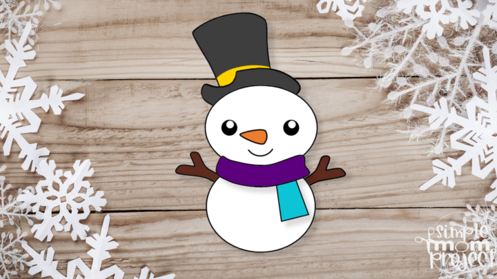 Build-a-Snowman Craft with Free Snowman Template