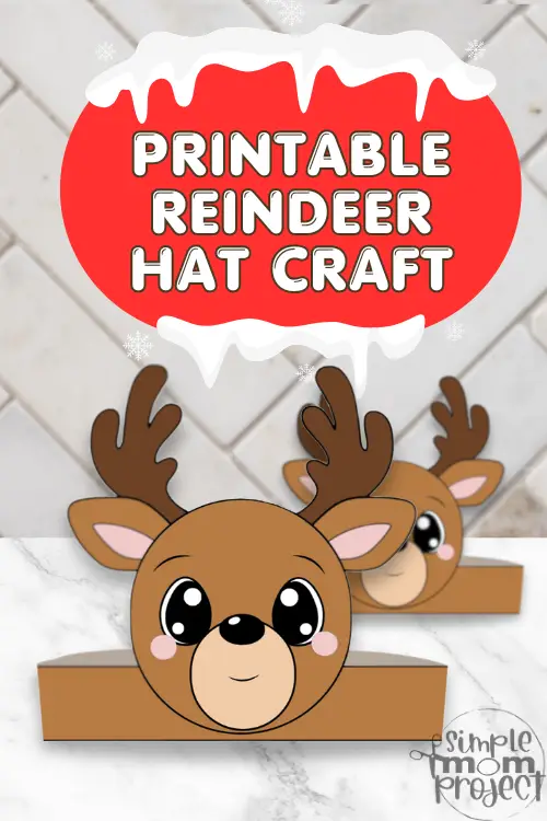 Looking for a fun and joyful craft that will make people smile? Our printable reindeer hat paper headband craft template is a perfect activity for kids of all ages! This adorable reindeer headband is simple to make and a lot of fun to wear. Great for classrooms, playdates, and family craft time. Simply download, print, cut, assemble, and wear!