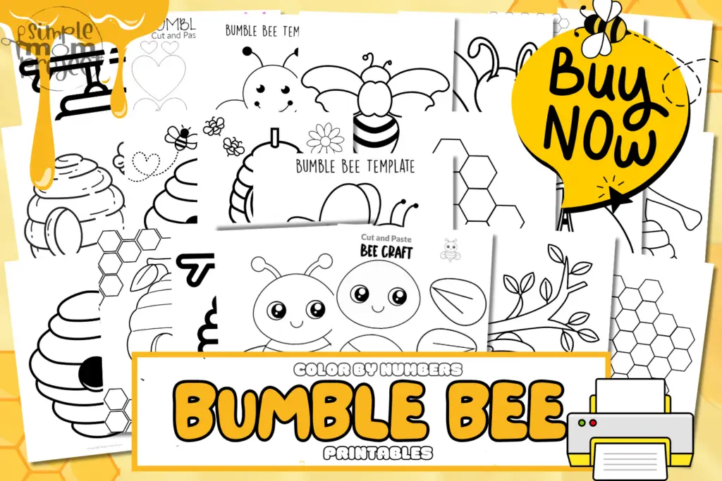 Bumblebee Cutout Craft Template Shop Now for kids of all ages