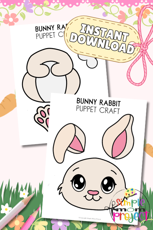 Looking for a fun way to turn an ordinary paper bag into an adorable bunny buddy? Hop into creativity with the printable bunny rabbit paper bag puppet template! Whether it's for spring activities, a classroom craft, or just a hoppy afternoon at home, this easy bunny craft guarantees so much fun! Just print, cut, glue and watch your bunny puppets come to life!