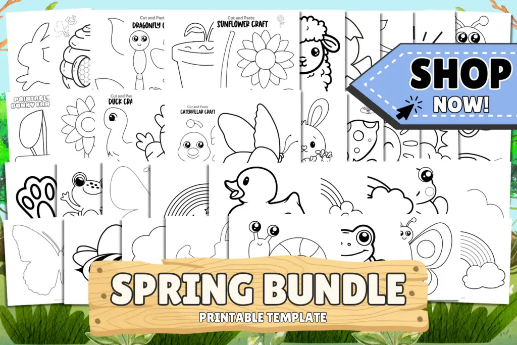 Spring Bundle Show Now Printable Templates for Kids