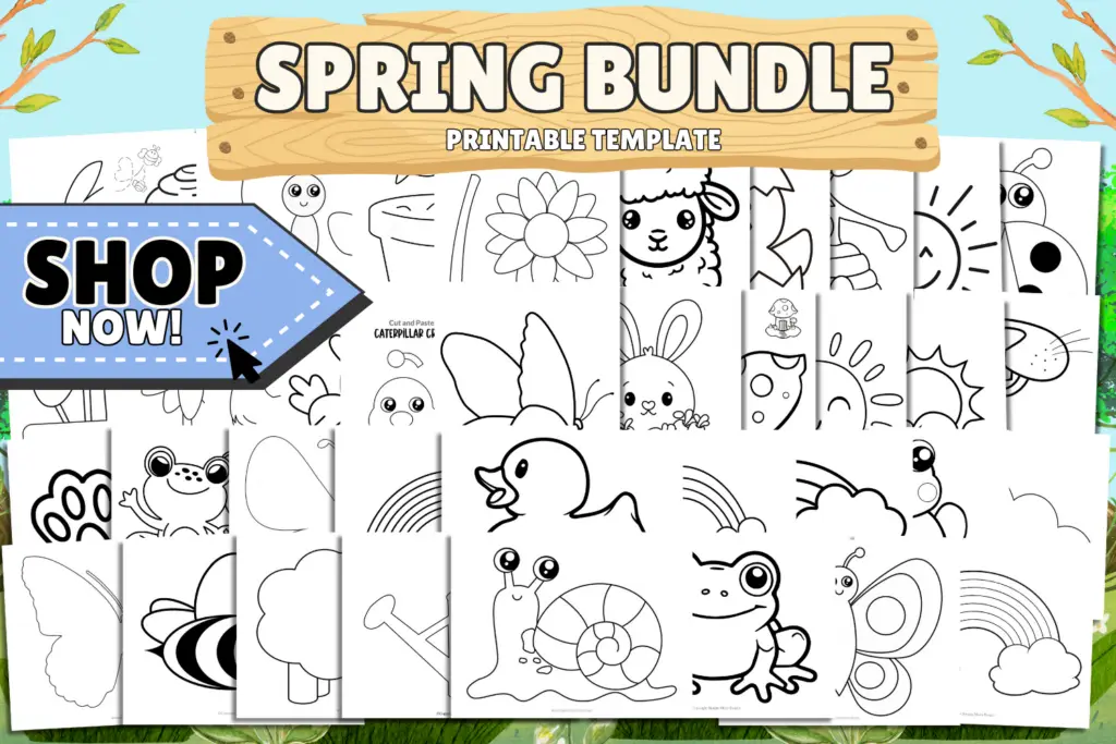 Spring Bundle Show Now Printable Templates for Kids