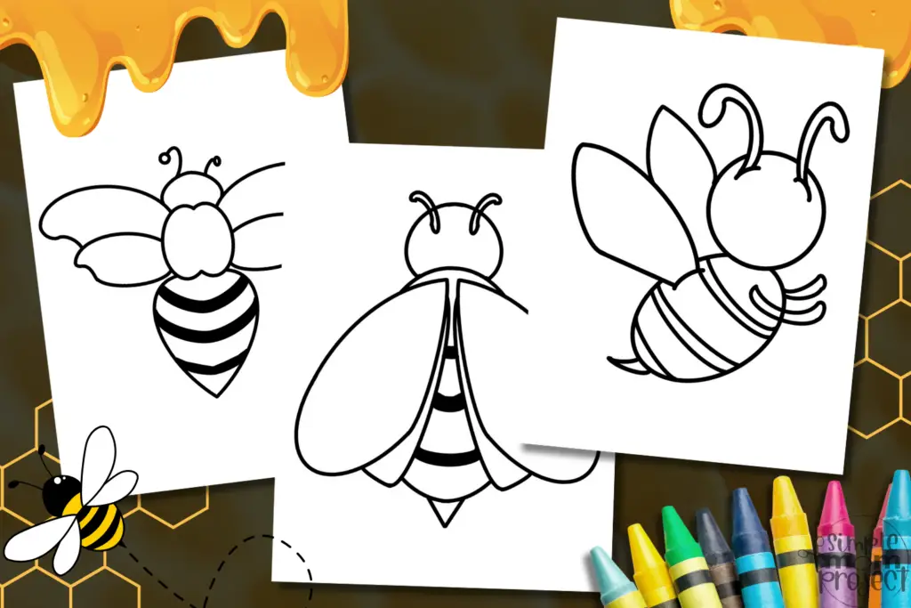 FLATLAY Bumble Bee Craft FREE