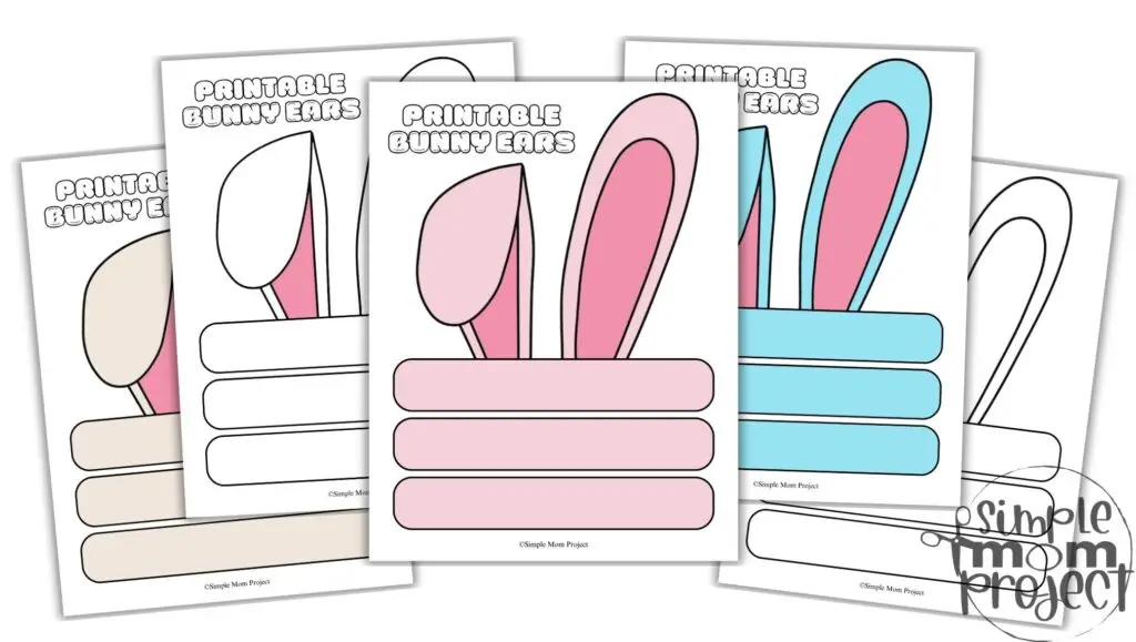Bunny Ears Headband Convertkit Printable Template for kids